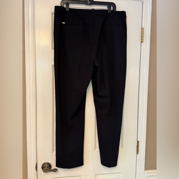 DKNY Elegant Black Straight Leg Trousers - Picture 2 of 10